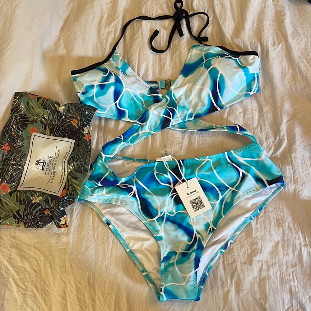 CUPSHE one piece swimsuit Size XL NWT